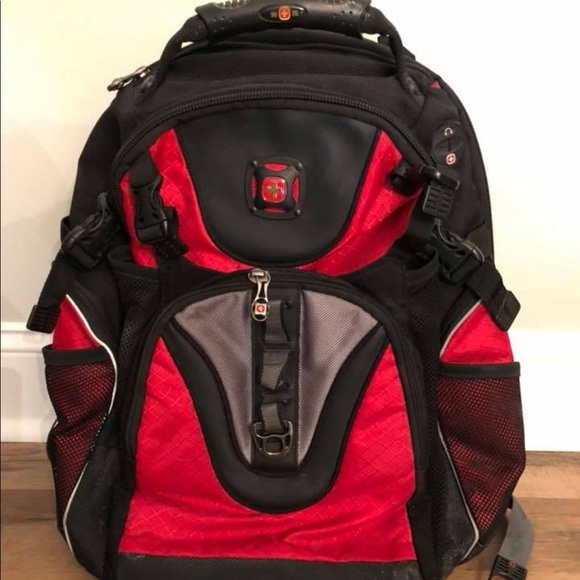 SwissGear Handbags - Red & Black Swissgear Backpack 🎒🖤